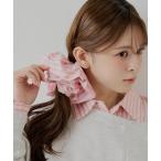 ショッピングシュシュ シュシュ ストライプBIGシュシュ