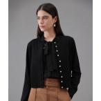 ショッピングボレロ カーディガン メリノウールパール釦　カーディガン レディース