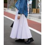 スカート 切り替えボリュームスカート