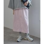 スカート カラースエードタイトスカート