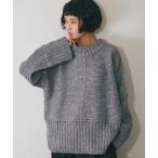  вязаный свитер шерсть . бассейн over вязаный женский 