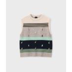 ベスト ジレ ウィメンズ タッセルジャカード ベスト / 165503 800N レディース