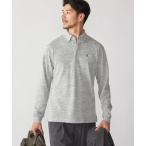 ショッピングポロ ポロシャツ 「WEB限定」SHIPS: リネンミックス カラーネップ ボタンダウン ロングスリーブ ポロシャツ メンズ