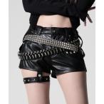  брюки [REFLEM/ зеркальный Lem ] двойной ремень Denim шорты женский 