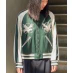 ショッピングスカジャン 「URU」 スカジャン 3 グリーン メンズ