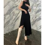 ショッピングニットワンピ 「EIMY ISTOIRE」 ニットワンピース FREE ブラック レディース