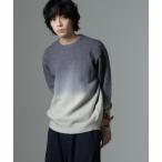 ショッピングnano 「NANO universe」 長袖ニット L グレー メンズ