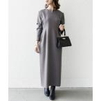 「SHIPS any」 7分袖ワンピース