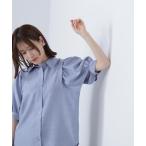 「N.（N. Natural Beauty Basic）」 半袖シャツ MEDIUM ブルー レディース