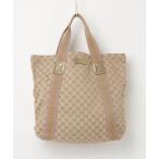 「GUCCI」 GG キャンバス トートバッグ - ベージュ レディース