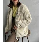 ショッピング古着 「DANTON」 ブルゾン 42 オフホワイト レディース