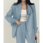 [Miniministore] [meihanhuiyijiao] брючный костюм X-LARGE голубой женский 