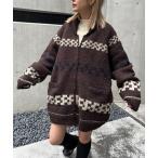 ショッピングカウチン 「Sourcream」 ニットカーディガン FREE ブラウン メンズ