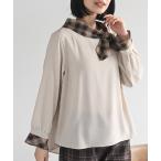 ブラウス シャツ リボンネックブラウス レディース