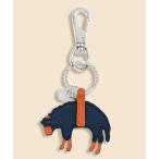 ショッピングキーホルダー キーホルダー カウレザー　GFロゴ　キーフォブ