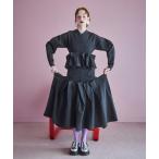 ワンピース TRIANGLE TUCK KNIT OP