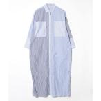 ショッピングシャツワンピース 「Curensology」 シャツワンピース FREE ブルー レディース