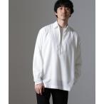 「NANO universe」 長袖シャツ L ホワイト メンズ