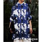 ショッピングチュニック 「antiqua」 長袖チュニック FREE ネイビー レディース