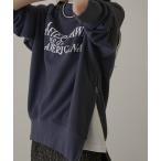 「AMERICANA」 スウェットカットソー FREE チャコールグレー レディース