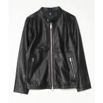 「CAMBIO」 レザージャケット L ブラック メンズ