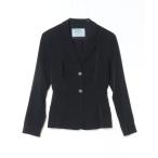 「PRADA」 テーラードジャケット 38 ブラック レディース