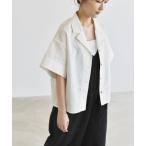 「quaranciel」 半袖シャツ ONE SIZE オフホワイト レディース
