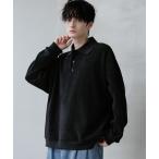 「ETELIO」 長袖Tシャツ M ブラック メンズ