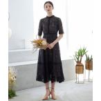 「niana」 半袖ワンピース M ブラック レディース