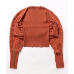 [MURUA] вязаный ансамбль FREE orange женский 