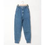 [EVRIS] Denim брюки SMALL голубой женский 