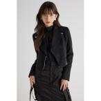 「rienda」 ライダースジャケット SMALL ブラック レディース