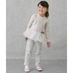 ショッピング裏起毛 パンツ 「裏起毛/スマイル」ゆったりパンツ キッズ 子供服 女の子