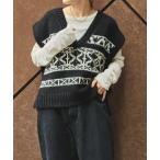 ショッピングカウチン 「OUTDOOR PRODUCTS」 ニットベスト FREE ブラック レディース