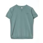「THE NORTH FACE」 半袖ニット S グリーン レディース