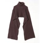 [OSMOSIS]ta-toru шея вязаный ONE SIZE Brown женский 