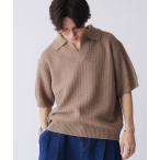 [Adoon plain] рубашка-поло с коротким рукавом MEDIUM бежевый мужской 