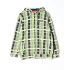 [LAKAI] в клетку Zip выше Parker L зеленый мужской 