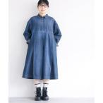 「soulberry」 シャツワンピース LL ネイビー レディース