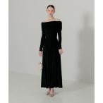 「Leja」 ベアトップワンピース MEDIUM ブラック レディース