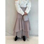 「SNIDEL」 フリルスカート 0 ピンク レディース