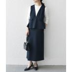 「SHIPS any」 サロペットスカー