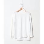 [UNITED ARROWS] трикотажный джемпер с длинным рукавом - белый женский 