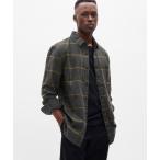 ショッピングGAP 「GAP」 長袖ネルシャツ X-SMALL グレー系その他2 メンズ