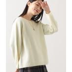 ニット セーター ウール１００ホールガーメントパフスリーブニット レディース