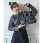  сумка "Boston bag" [3 цвет развитие ] winter проверка сумка "Boston bag" /2025 AW COLLECTION женский 