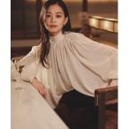 ブラウス シャツ ジョーゼットフレアブラウス レディース