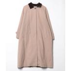 [FREAK'S STORE] пальто с отложным воротником свободный бежевый женский 