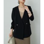 「GALLARDAGALANTE」 ノーカラージャケット FREE ブラック レディース