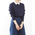 ショッピングカットソー 「martinique」 長袖カットソー FREE ネイビー レディース